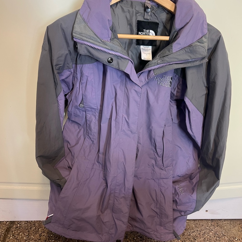 The North Face Women's Lavender and Gray Ski Jacket